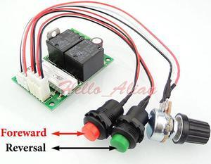 DC 6V-24V 9V 12V 18V 3A PWM DC Motor Speed Controller CW CCW Reversible Switch Motor Speed Regulator 0-100%