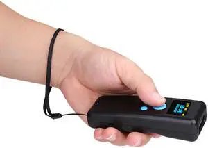1D smart CCD portable bluetooth barcode scanner wired&wireless barcode reader with memory qr code scanner with display EVAWGIB