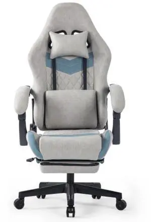 Ergonomically adjustable esports chair, equipped with headrests and waist pillows, adjustable height, suitable for offices and gaming rooms