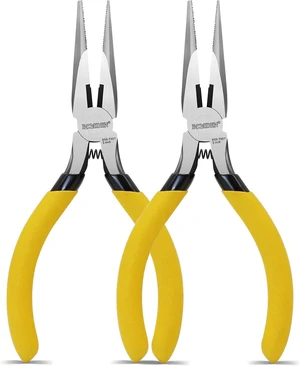 5" Small Needle Nose Pliers, Jewelry Pliers Set with Side Cutter 5" Small Needle Nose Pliers, Jewelry Pliers Set with Side Cutter