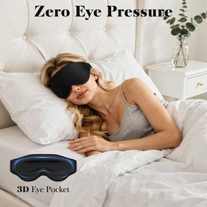 3D Eye Mask Sleep Mask for Men & Women, Black 3D Eye Mask Sleep Mask for Men & Women, Black
