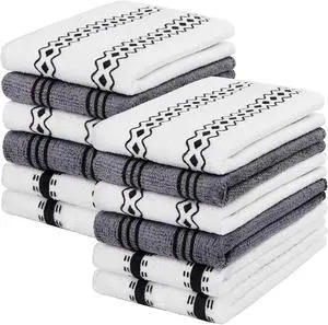Microfiber Cleaning Cloth, Kitchen Towels 12 Pack, Lint Free, Scratch-Free, Highly Absorbent, Reusable Dish Towels for Kitchen and Household Microfiber Cleaning Cloth, Kitchen Towels 12 Pack, Lint Free, Scratch-Free, Highly Absorbent, Reusable Dish Towels for Kitchen and Household