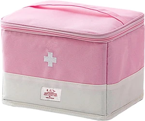 Travel Medicine Bag Organizer, Medical Bag Empty for First Responder Storage, Emergency Medical for Home, Travel, Camping, Car, Hiking & Outdoor Emergencies (Pink) Travel Medicine Bag Organizer, Medical Bag Empty for First Responder Storage, Emergency Medical for Home, Travel, Camping, Car, Hiking & Outdoor Emergencies (Pink)