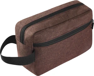 Icramsy Travel Toiletry bag Toiletry bag for women men Hanging Cosmetic bag Travel accessories for Women Men brown Icramsy Travel Toiletry bag Toiletry bag for women men Hanging Cosmetic bag Travel accessories for Women Men brown