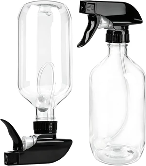 2 Pack 16oz Spray Bottles with Adjustable Spray Nozzles for Cleaning 2 Pack 16oz Spray Bottles with Adjustable Spray Nozzles for Cleaning