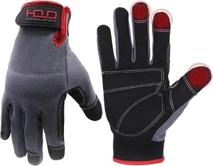 HANDLANDY Work Gloves for Men & Women, Utility Mechanic Working Gloves Touch Screen, Flexible Gardening Gloves for Yard XL HANDLANDY Work Gloves for Men & Women, Utility Mechanic Working Gloves Touch Screen, Flexible Gardening Gloves for Yard XL