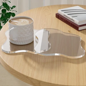 Acrylic Coaster Decorative Plates, Irregular Bar Drink Coaster, Clear Cloud Shape Coffee Cup Coaster, Perfect for Tabletop Protection and Accessories Display.(Clear) Acrylic Coaster Decorative Plates, Irregular Bar Drink Coaster, Clear Cloud Shape Coffee Cup Coaster, Perfect for Tabletop Protection and Accessories Display.(Clear)