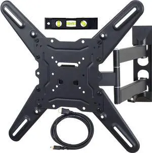 VideoSecu TV Wall Mount for Most 26 32 39 40 42 43 46 47 48 50 55" LED LCD Plasma  Full Motion Tilt Swivel Articulating Arm Bracket ch5