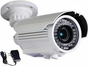 VideoSecu IR Day Night Vision Outdoor Weatherproof Security Camera Built-in Sony CCD Effio 700TV Line High Resolution Infrared 4 - 9mm Varifocal with Power Supply for CCTV Surveillance DVR System A80