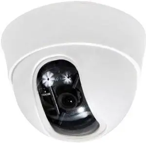 VideoSecu Dome Built-in 1/3" Sony Effio CCD Security Camera 600 TVL High Resolution Wide Angle Lens for CCTV DVR Home Surveillance with Security Warning Sticker C8N