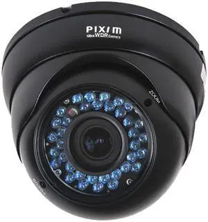 VideoSecu 1/3 inch Pixim DPS Wide Dynamic Range IR Night Vision 690 TVL Varifocal 4 - 9mm Lens Outdoor Indoor Weatherproof Infrared Security Camera for CCTV Surveillance DVR System WD3