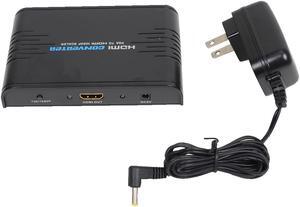 VideoSecu CCTV PC Laptop VGA to HDTV HDMI Audio Video Digital Signal Switch Converter Surveillance with Free Power Supply C6K