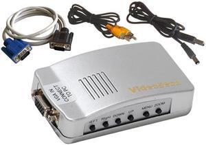 VideoSecu CCTV Surveillance PC VGA to AV TV RCA Video Converter Switch Box Adapter MAC 1L7