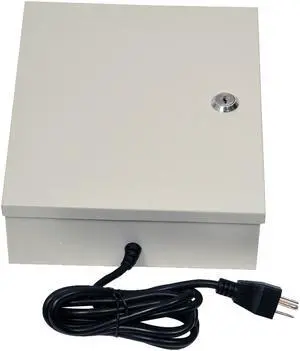VideoSecu 9 CH 12V DC High Quality Regulated Distributed Security Camera Power Supply Box CCTV with Key Lock 1C7