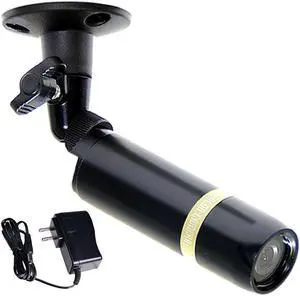 VideoSecu CCTV Indoor Outdoor Weatherproof Security Camera Built-in Sony CCD 3.6mm Wide View Angle Lens 480TVL Bullet with Power Supply for DVR Home Surveillance System CAW