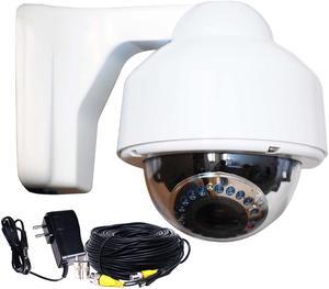 VideoSecu CCTV Home Weatherproof Outdoor Indoor IR Day Night Vision Security Camera Varifocal 3.5-8mm Lens 700TVL Built-in 1/3" Sony Effio CCD 17 LEDs with Power Supply and Extension Cable C1N