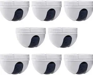 VideoSecu 8 Dome Indoor Home CCD Security Camera 420TVL 3.6mm Wide Angle Lens for CCTV DVR Surveillance System AE2