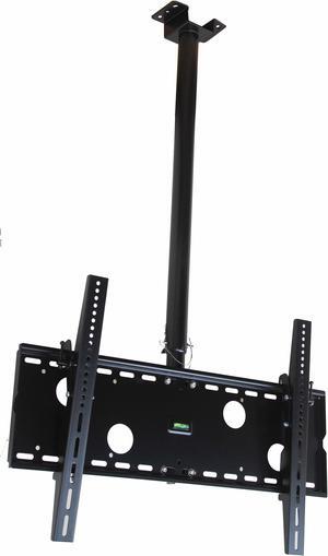 VideoSecu Swivel Tilt TV Ceiling Mount for 40 42 45 46 47 50 52 55 57 58 60 65 70" LCD LED UHD 3D HDTV Flat Panel Screen with Height adjustment, Cable Management, Max VESA 700x400 & 132lbs B86