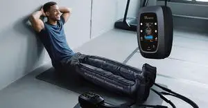 Portable PowerPress Leg Massager with 8 Air Chambers XL Full Leg Pair Portable PowerPress Leg Massager with 8 Air Chambers XL Full Leg Pair