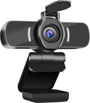 Computer Camera with Microphone, 1080P Webcam with Webcam Cover Compatible with Mac OS Windows Laptop PC Desktop,HD Webcam for Live Streaming Gaming Calling Video Conferencing