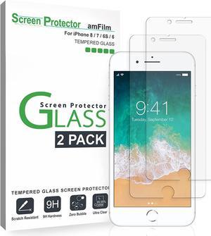 amFilm Screen Protector 47 for Apple iPhone 8 iPhone 7 iPhone 6S and iPhone 6 Tempered Glass 47 2 Pack