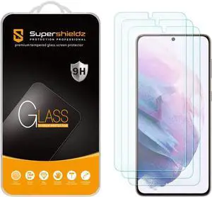 (3 Pack) Designed for  Galaxy (S21 Plus 5G) Tempered Glass Screen Protector Anti Scratch Bubble Free