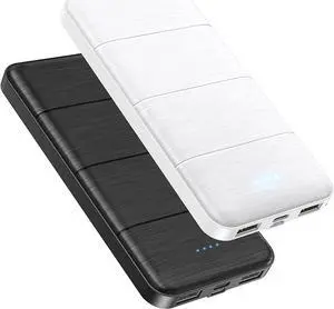 Portable-Charger-Power-Bank - 2 Pack 15000mAh Dual USB Power Bank Output 5V3.1A Fast Charging Portable Charger Compatible with Smartphones and All USB Devices