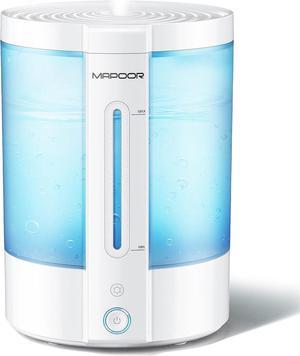 raydrop Cool Mist 2.2L Humidifiers for Bedroom, 28dB Whisper-Quiet  Ultrasonic Humidifier, Easy to Clean Home Humidifier, Auto Shut-Off, 30H  Work Time
