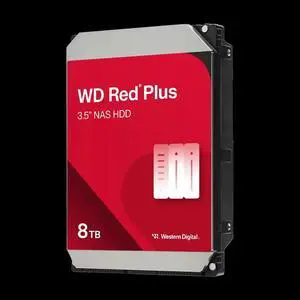 WD Red Plus 8TB 5640 RPM 256MB Cache SATA 6.0Gb/s 3.5" Hard Drives --WD60EFPX