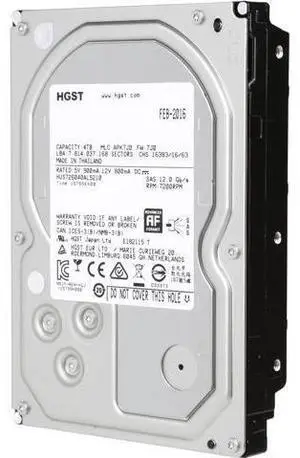 For HGST Hitachi HUS726040AL5210 4T 7200 rpm 128 SAS12Gb/s Enterprise Hard Drive