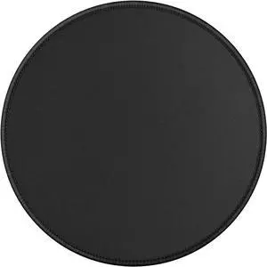 Round Mouse Pad with Stitched Edge Premium-Textured Non-Slip Rubber Base Mouse Mat Mousepad for Office & Home Black (8.7 x 8.7 x 0.12Inch)