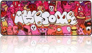 Mouse Pad Extended Large Gaming Mouse Pad Graffiti Anime Mousepad Mouse Mat for Laptop, Computer & PC (A-31.5"x11.8") Mouse Pad Extended Large Gaming Mouse Pad Graffiti Anime Mousepad Mouse Mat for Laptop, Computer & PC (A-31.5"x11.8")