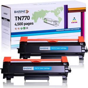 BAISINE TN770 Compatible Toner Cartridge Replacement for Brother TN-770 TN 770 TN760 TN730 for Brother MFC-L2750DW HL-L2370DW HL-L2370DWXL MFC-L2750DWXL Printer- 2Pack Super High Yield (4,500 Pages)