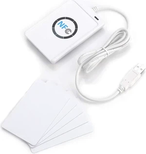 Nfc Card Reader, Contactless Card Reader Writer, NFC Reader Writer with 5 IC Card ACR 122u ISO14443A / B FeliCa Nfc Card Reader, Contactless Card Reader Writer, NFC Reader Writer with 5 IC Card ACR 122u ISO14443A / B FeliCa