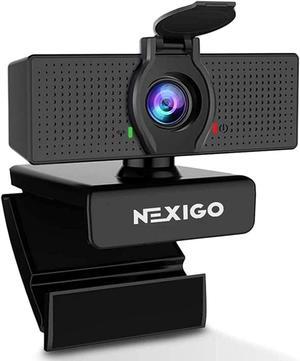 1080P Web Camera HD Webcam with Microphone  Privacy Cover 2021 NexiGo N60 USB Computer Camera 110degree Wide Angle Plug and Play for ZoomSkypeTeamsOBS Conferencing and Video Calling