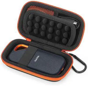 Hard Case for SanDisk Extreme Pro/SanDisk Extreme Portable External SSD 500GB 1TB 2TB, Travel Case Protective Cover Storage Bag