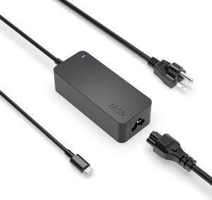 65W USB C Charger Fit for Dell Latitude 5420 5520 5320 7210 5310 5410 5510 9410 9510 2-in-1 Type C Watt Laptop AC Adapter Power Supply Cord