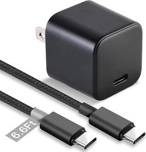 15W USB-C Fast Charger with 6.6Ft USB-C Cable for New Fire HD 8 8Plus 10 10Plus Kids Kids Pro Max 11 Tablet(2020-2023 Release) Kindle Paperwhite(11th Gen) New Kindle(11th Gen) eReaders
