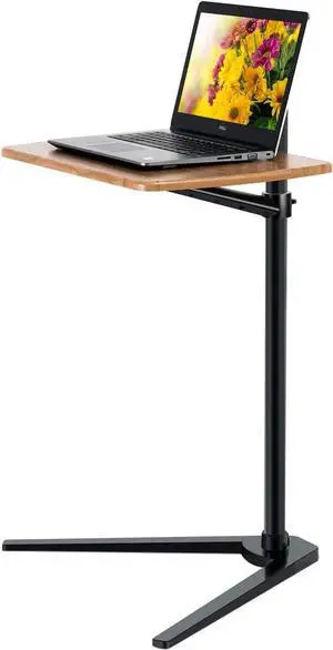 Floor Stand for Laptop Aluminum Height Adjustable Table for Bed Sofa,Compatible with MacBook,Laptop Notebook,Tablets,iPad, Projector Camera
