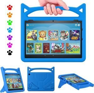 Case for 10 in Tablet (Compatible for 13th/11th Generation 2023/2021 Release) Lightweight Anti-Slip Shock Resistant Kid Friendly Cover NOT Fit iPad//ONN Tab Blue