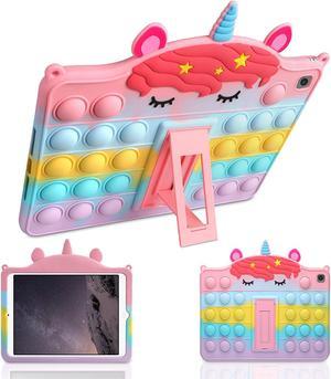 for iPad Air 2 Case iPad Pro 97 Case with Kickstand for Girls Women Silicone Fidget Bubble Case Cute Pop Holder Cover for iPad Air 2rd GenerationiPad Pro 2016 97 inch