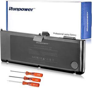 Runpower New Laptop Replacement Battery for A1321,Made for MacBook Pro 15" A1286 (only for Mid 2009 2010 Version) [79Wh/7200mAh]
