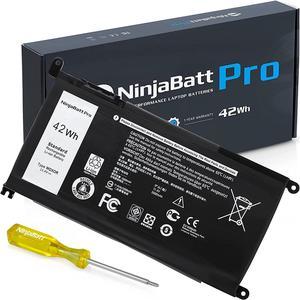 NinjaBatt Battery for Dell WDX0R Inspiron 15 7579 5567 5578 5570 5568 7569 5579 5565 7573 13 7378 5378 7368 5379 5368 7375 17 5767 Y3F7Y - [42Wh/11.4v]