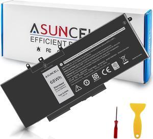 ASUNCELL 68W GJKNX Battery for Dell Latitude 5480 5580 5280 5590 5490 E5480 E5580 E5490 E5590 Precision 15 3520 3530 Series GD1JP 0GD1JP DY9NT 0DY9NT 5YHR4 451-BBZG 7.6V