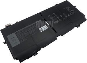 HWW New 7.6V 51Wh 52TWH Battery Compatible with Dell XPS 13 7390 2-in-1 XX3T7 0XX3T7 Series, Black