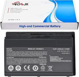 W370BAT-8 Battery Compatible Clevo W350ET W350ST W350ETQ W355STQ W370ET W370SK Sager NP6350 NP6370 Hasee CW35S Series 6-87-W37SS-427 6-87-W370S-427 6-87-W37ES-427 6-87-W370S-4271 14.8V 5200mAh 76.96Wh
