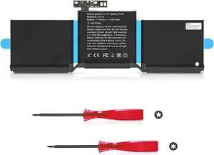 A1713 A1708 Battery,Puredick Replacement Battery for MacBook Pro 13-inch A1708 (Late 2016,Mid 2017 Years) - [Li-Polymer 11.4V 54.5Wh 4781mAh]