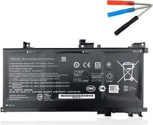 Emaks TE03XL Battery TE03061XL for HP Omen 15-ax000:15-ax033dx 15-ax210nr 15-ax001ns;HP Pavilion 15-bc000:15-bc008tx and More 849910-850 849570-541 542 543 HSTNN-UB7A TPN-Q173-11.55V 61.6Wh 3-Cell