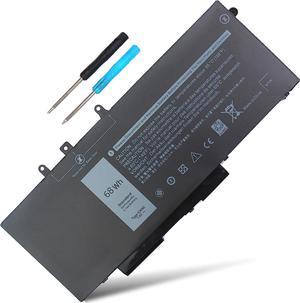 TECHEER GJKNX 5480 5580 GD1JP Battery Compatible with Dell Latitude 5480 5580 5280 5590 5490 E5480 E5580 E5490 E5590 E5591 Precision 15 3520 3530 Series 0GD1JP DY9NT 0DY9NT 5YHR4 451-BBZG 7.6V 68Wh