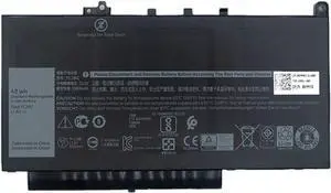 FLIW 7CJRC Replacement Laptop Battery Compatible with Dell Laitude 12 E7270 E7470 Series Notebook 21X15 021X15 451-BBWR KNM09 V6VMN [11.4V 42Wh]